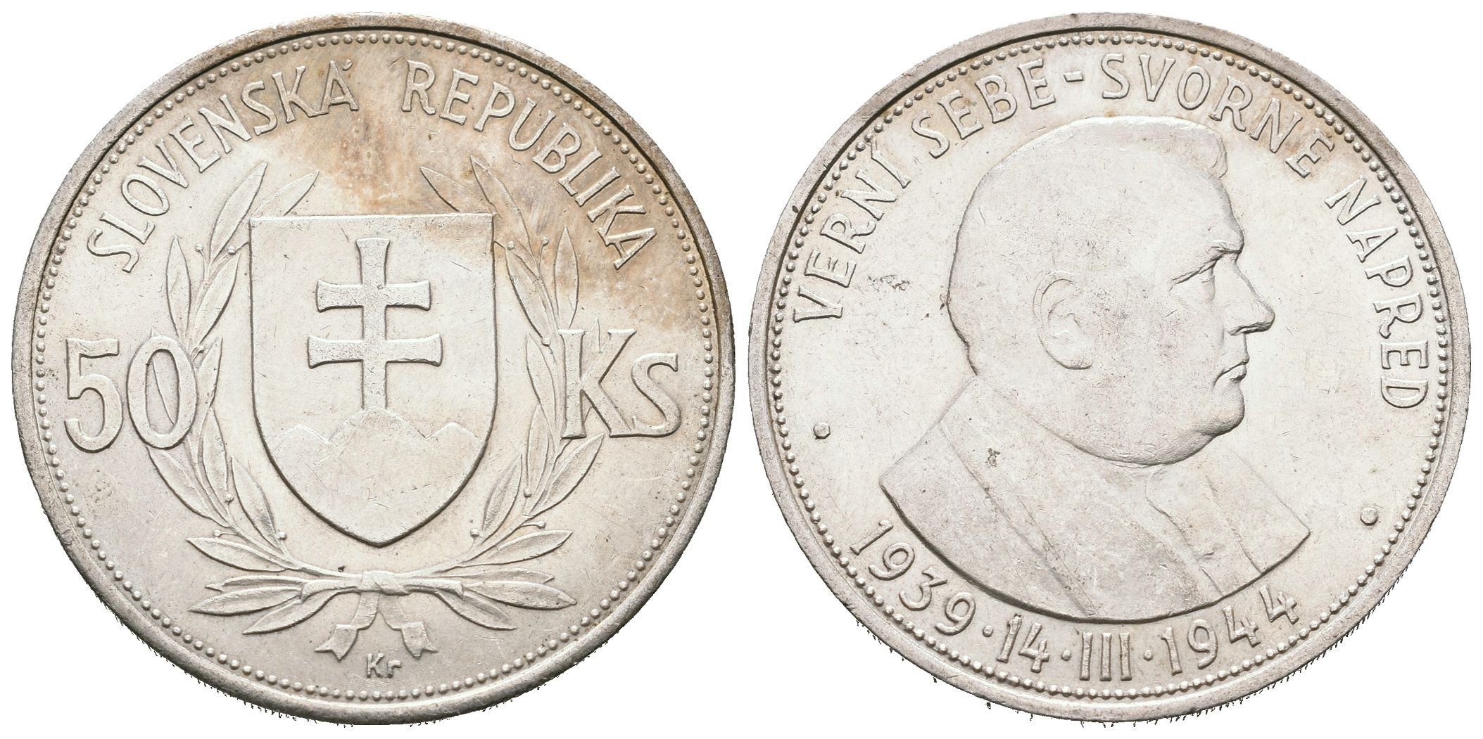 50 Koruna 1944 - Jozef Tiso