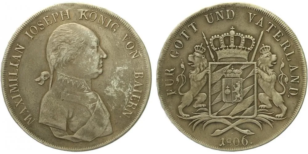Bavorsko, Maximilian IV./I. Josef, 1799 - 1825 — 1