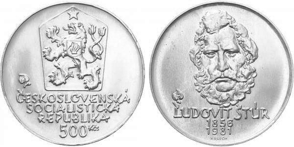 500 Kčs 1981 - Ludovít Štúr