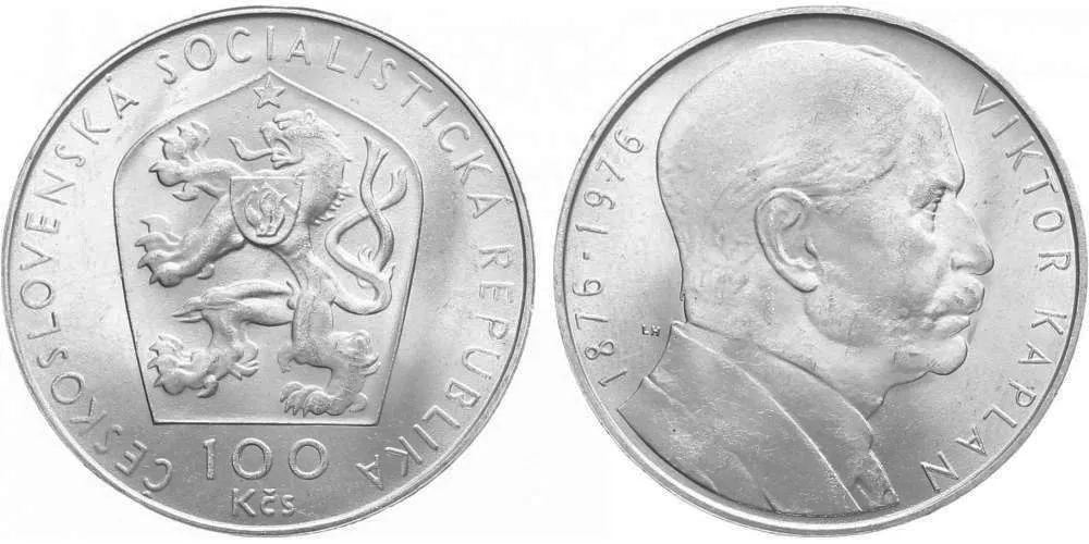100 Kčs 1976 - Viktor Kaplan