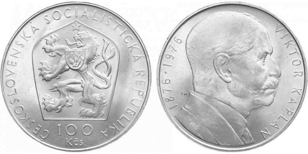 100 Kčs 1976 - Viktor Kaplan