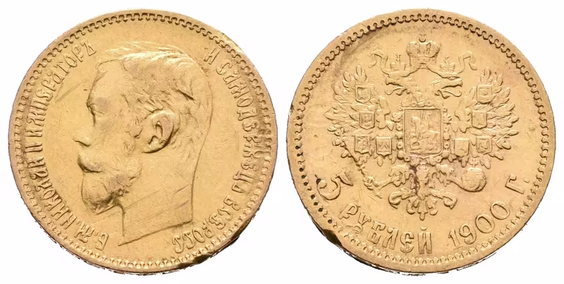 Rusko, 5 Rubl 1900 FZ