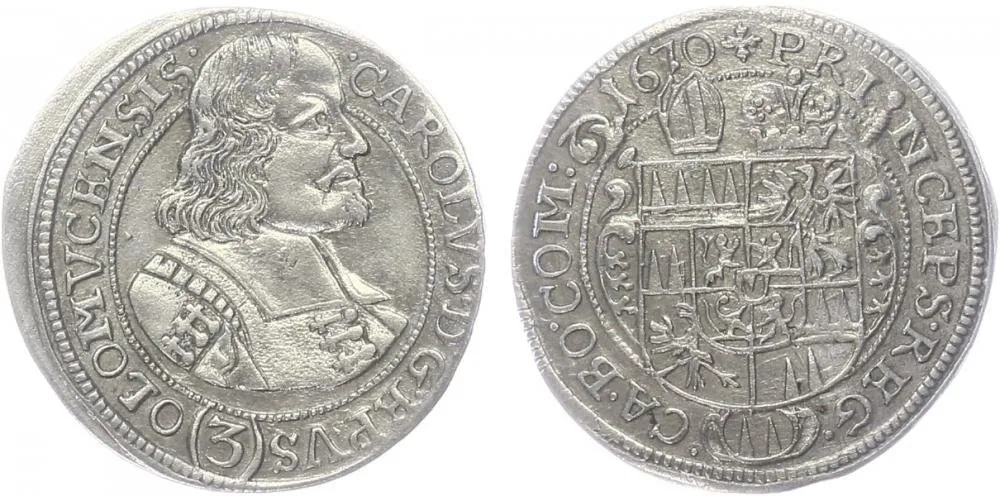 Olomouc - biskupství, Karel II. Liechtenstein, 1664 - 1695 — 1