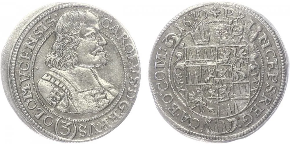 Olomouc - biskupství, Karel II. Liechtenstein, 1664 - 1695 — 1