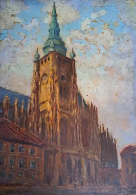 Antonín Slavíček: Antonín Slavíček (1870 - 1910) - Katedrála Sv. Víta v Praze