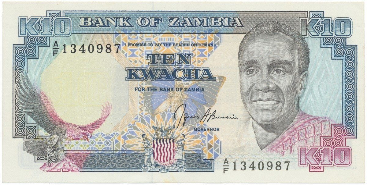 Zambie, 10 Kwacha (19991), P.31b