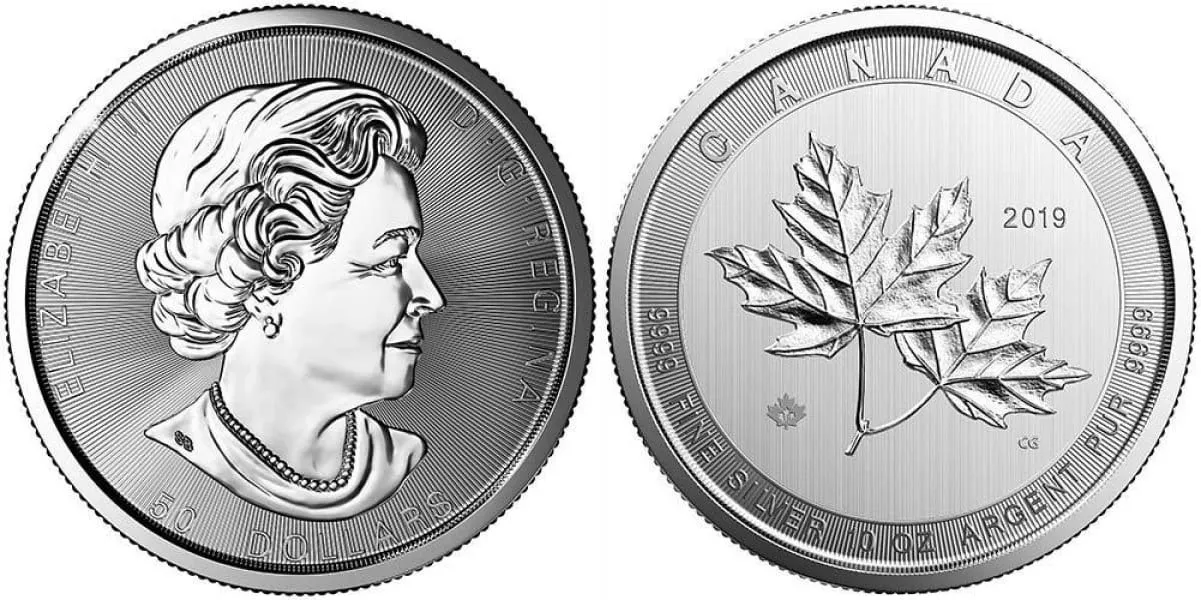 Kanada, 50 Dollars 2019 - Maple Leaf