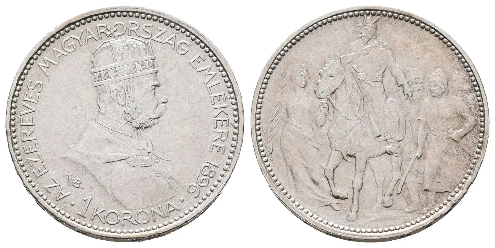 1 Koruna 1896 KB - jubilejní