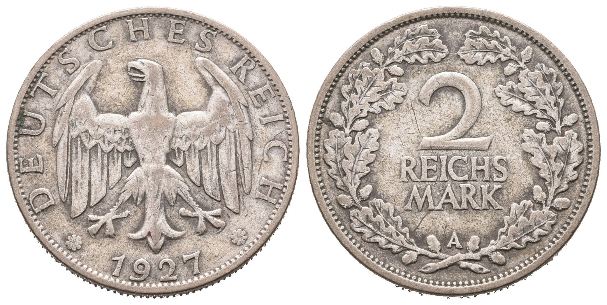 Výmar, 2 Marka 1927 A
