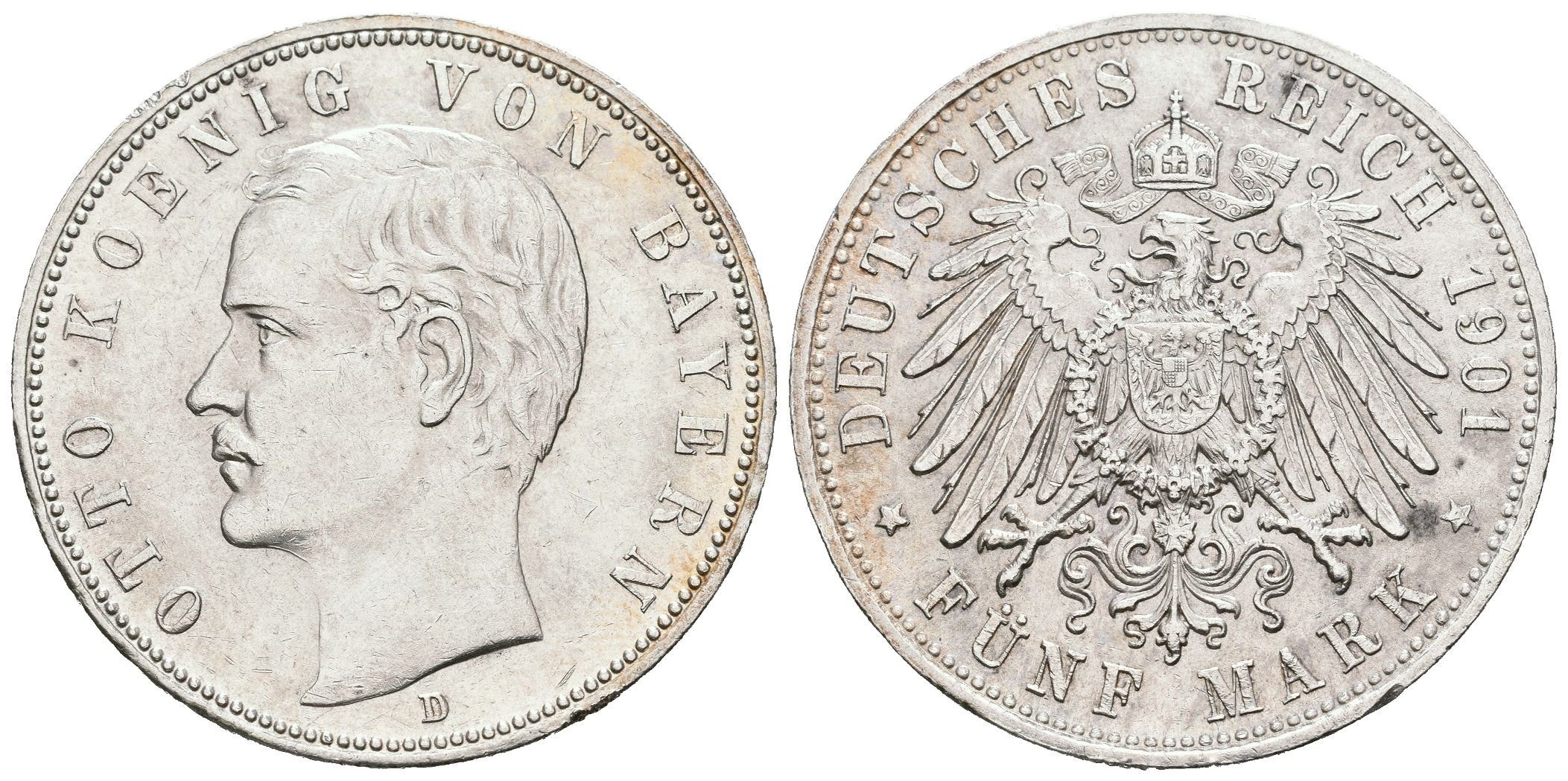 Bavorsko, 5 Marka 1901