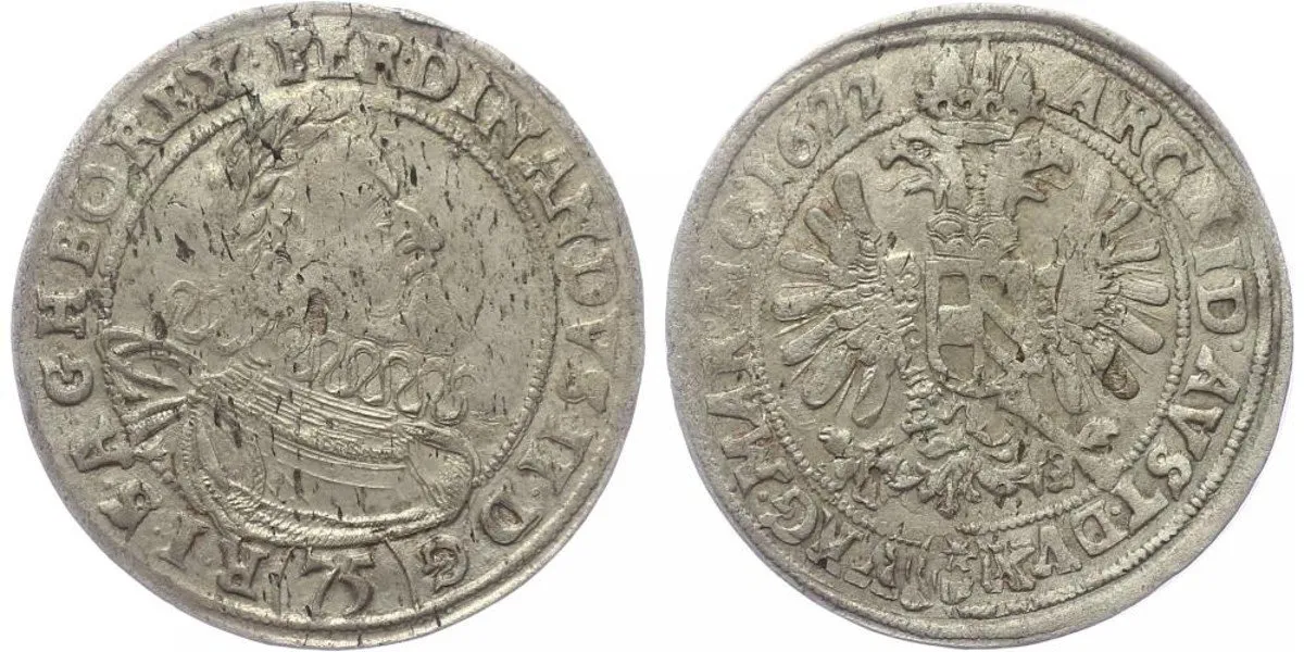 Ferdinand II., 1619 - 1637 (Mince kiprová) — 1