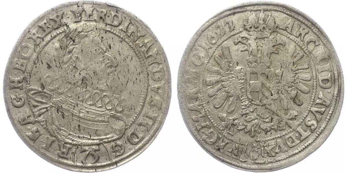 Ferdinand II., 1619 - 1637 (Mince kiprová) — 1