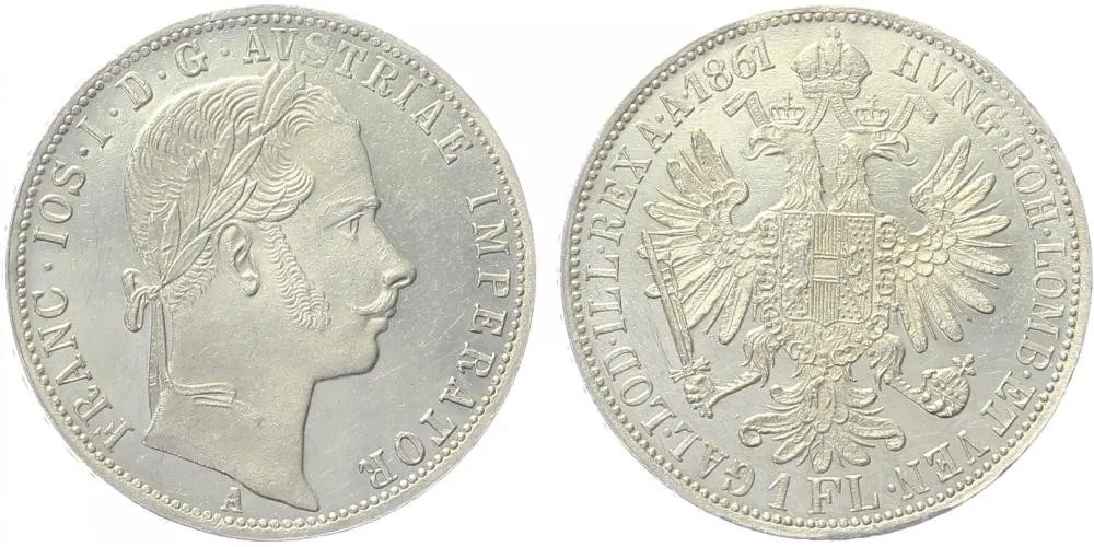 Rakouská a spolková měna, 1857 - 1892 — 1