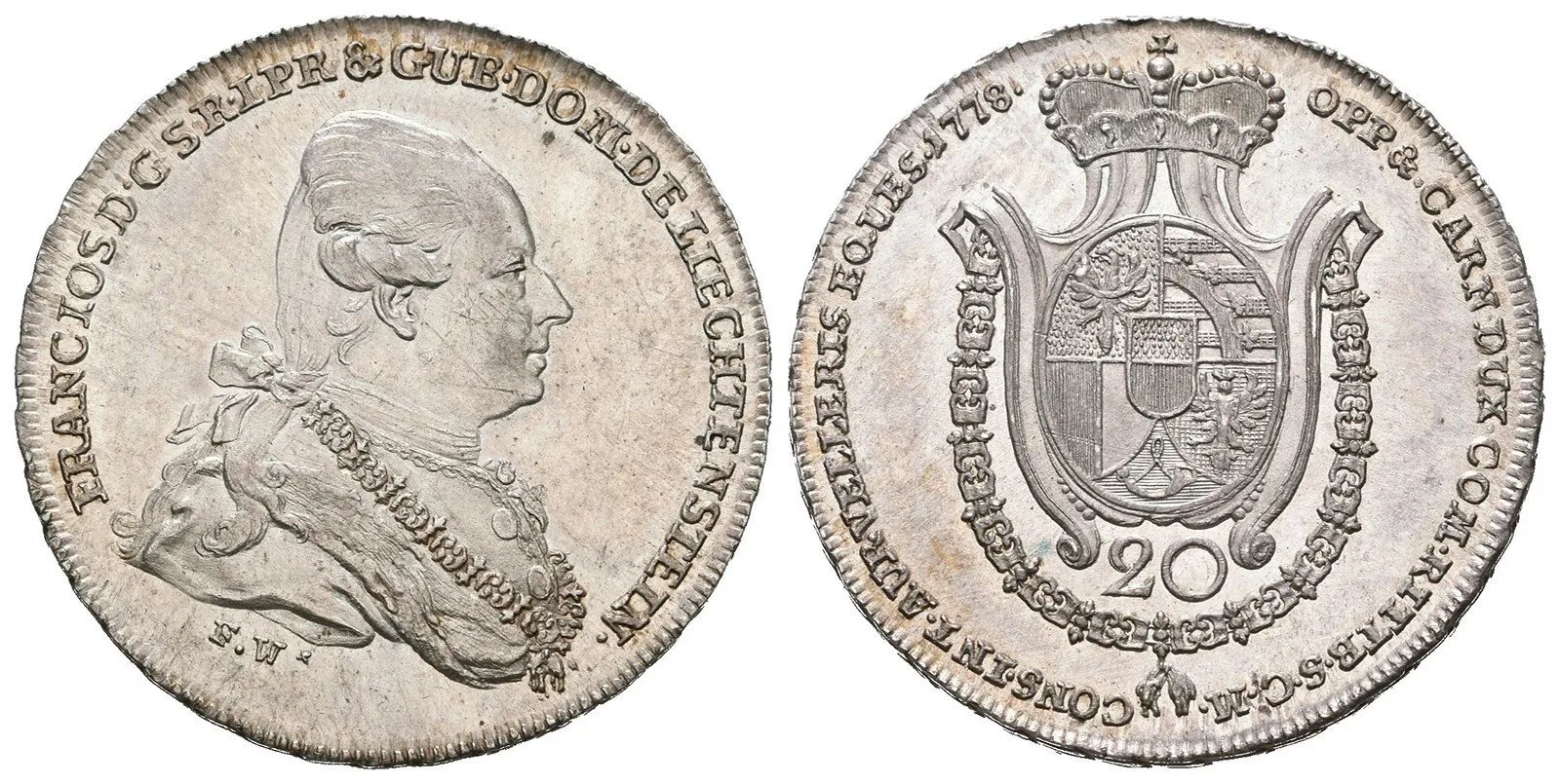 Liechtenstein, Franz Josef I., 1772 - 1781 — 1