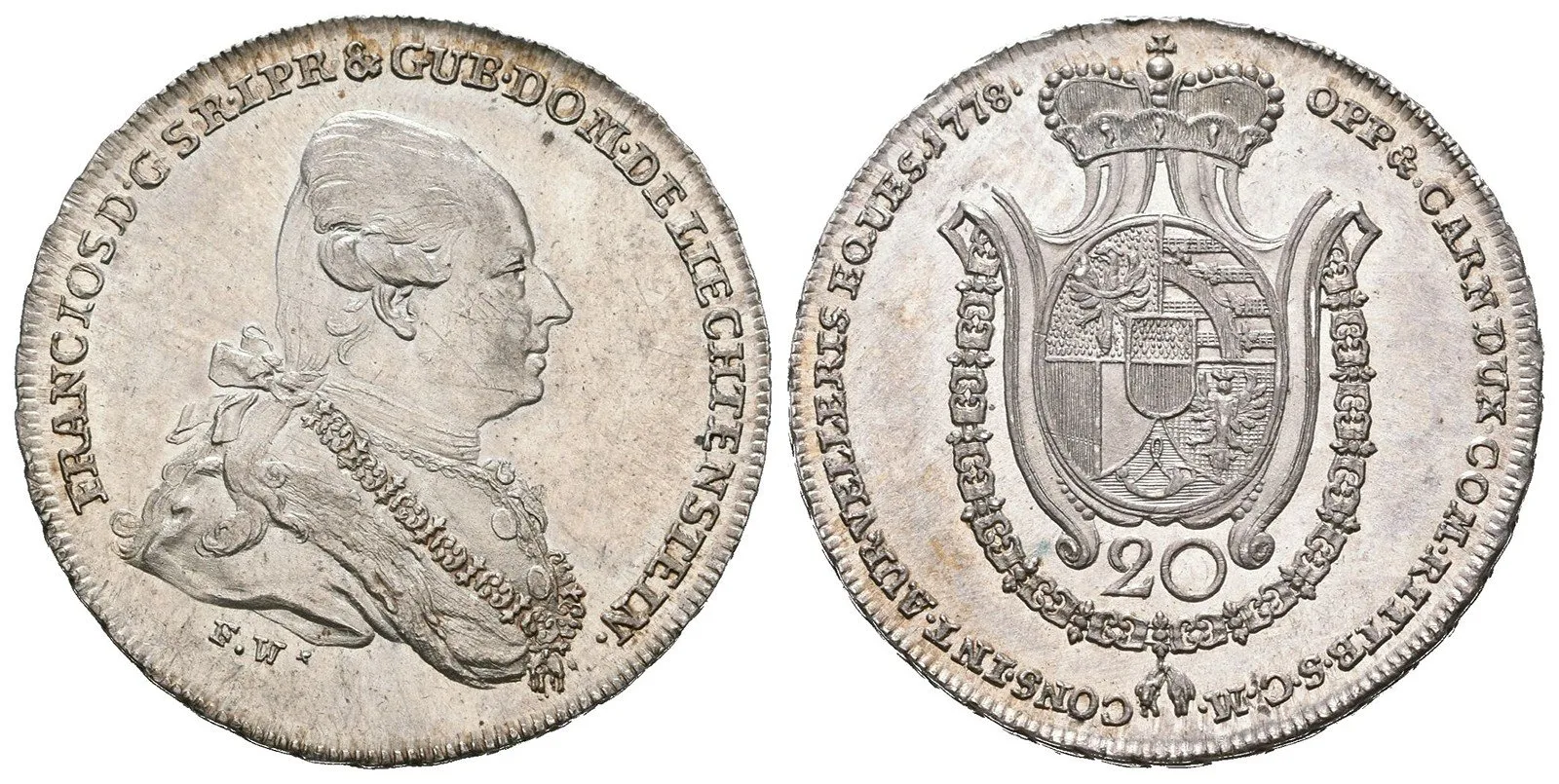 Liechtenstein, Franz Josef I., 1772 - 1781 — 1