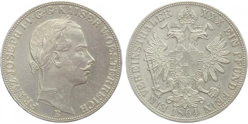 Rakouská a spolková měna, 1857 - 1892 — 1