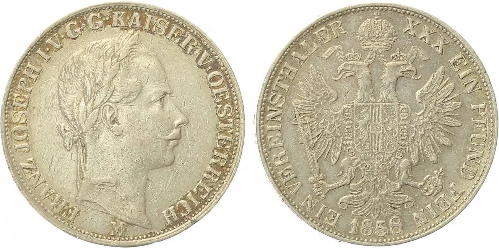 Rakouská a spolková měna, 1857 - 1892 — 1