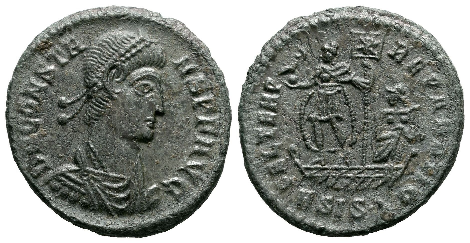 Constans, follis, Siscia, RIC 244