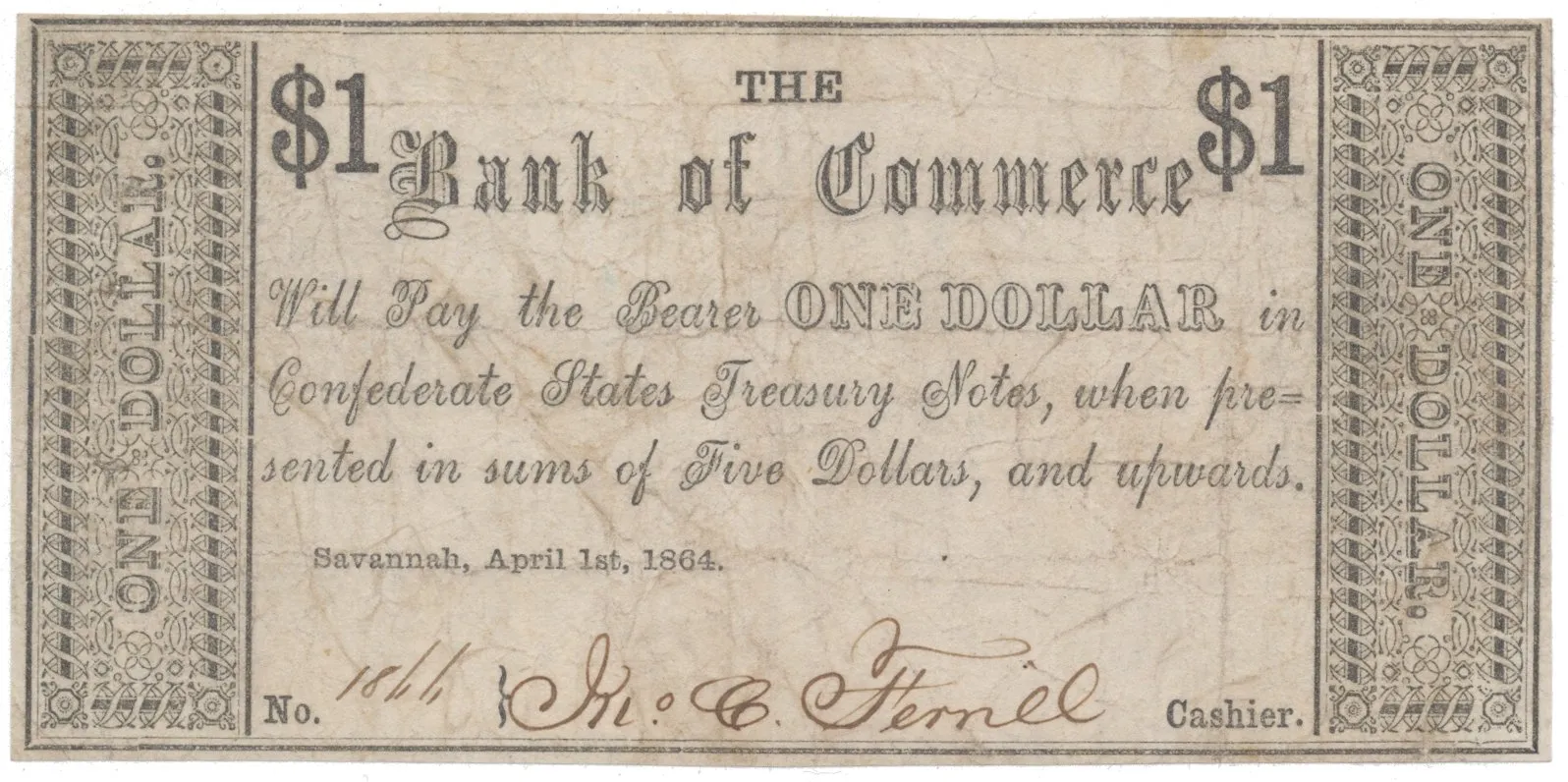 USA - Georgia, 1 Dollar 1861