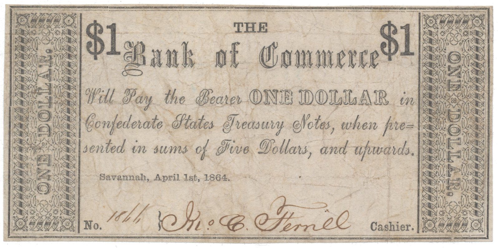 USA - Georgia, 1 Dollar 1861