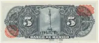 Mexiko, 5 Pesos 1954, P.57c - fotografie 2