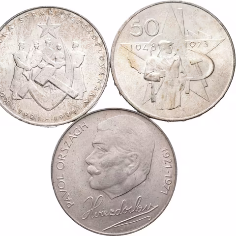 50 Kčs 1971 - 50 let KSČ, Pavol Országh Hviezdoslav,