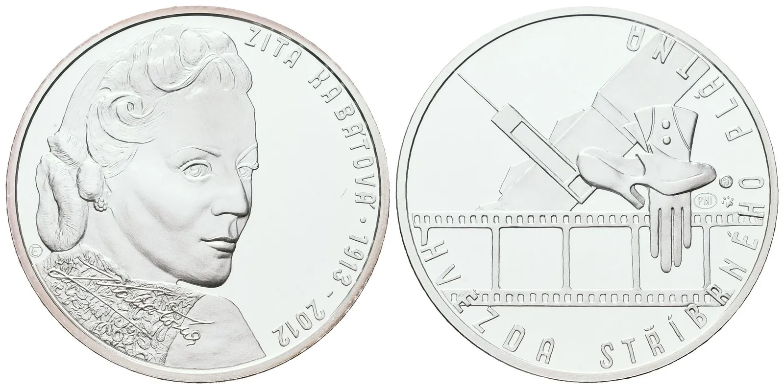 AR Medaile b.l. (2013) - Zita Kabátová - 100. výročí narození