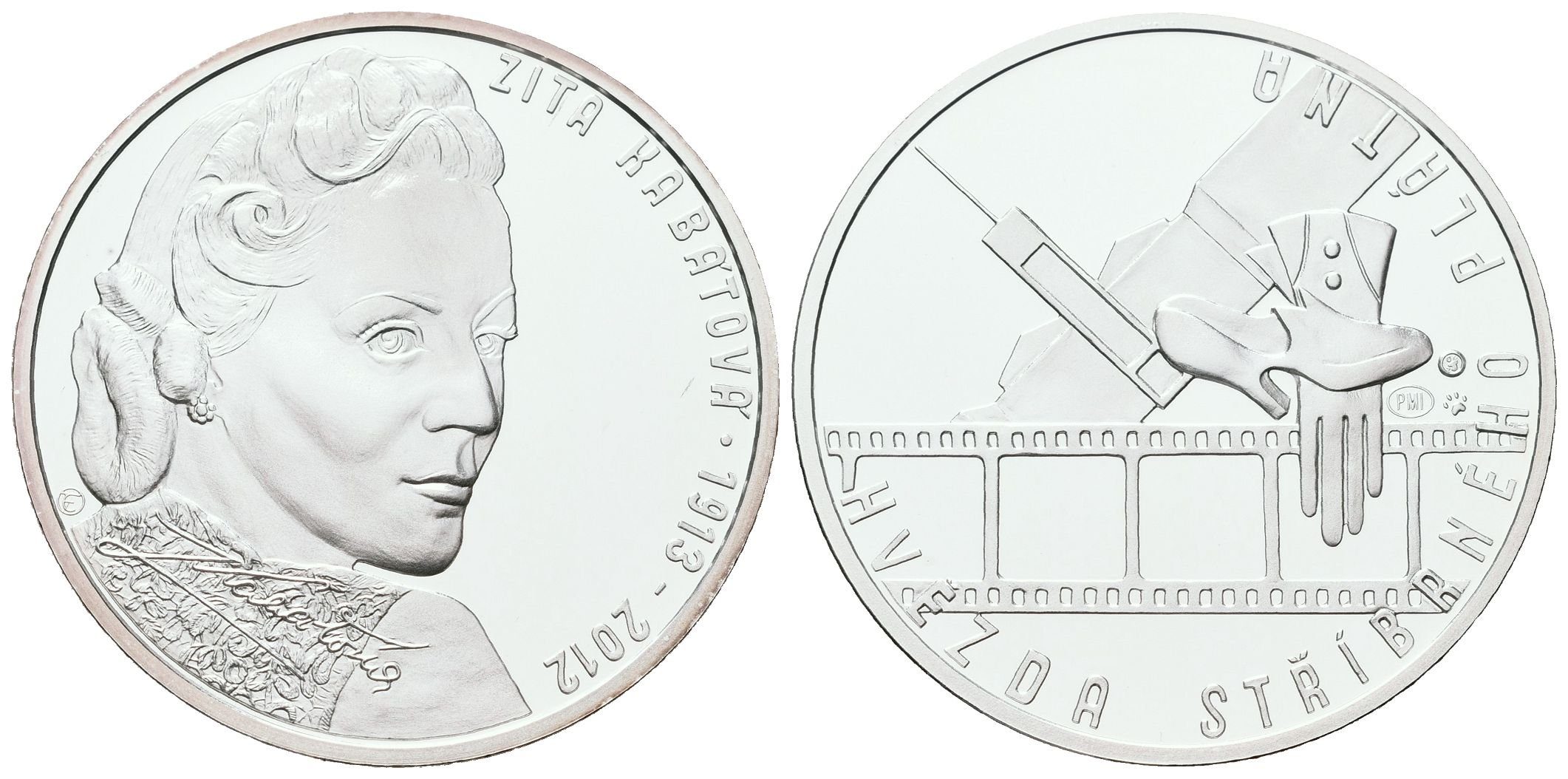 AR Medaile b.l. (2013) - Zita Kabátová - 100. výročí narození