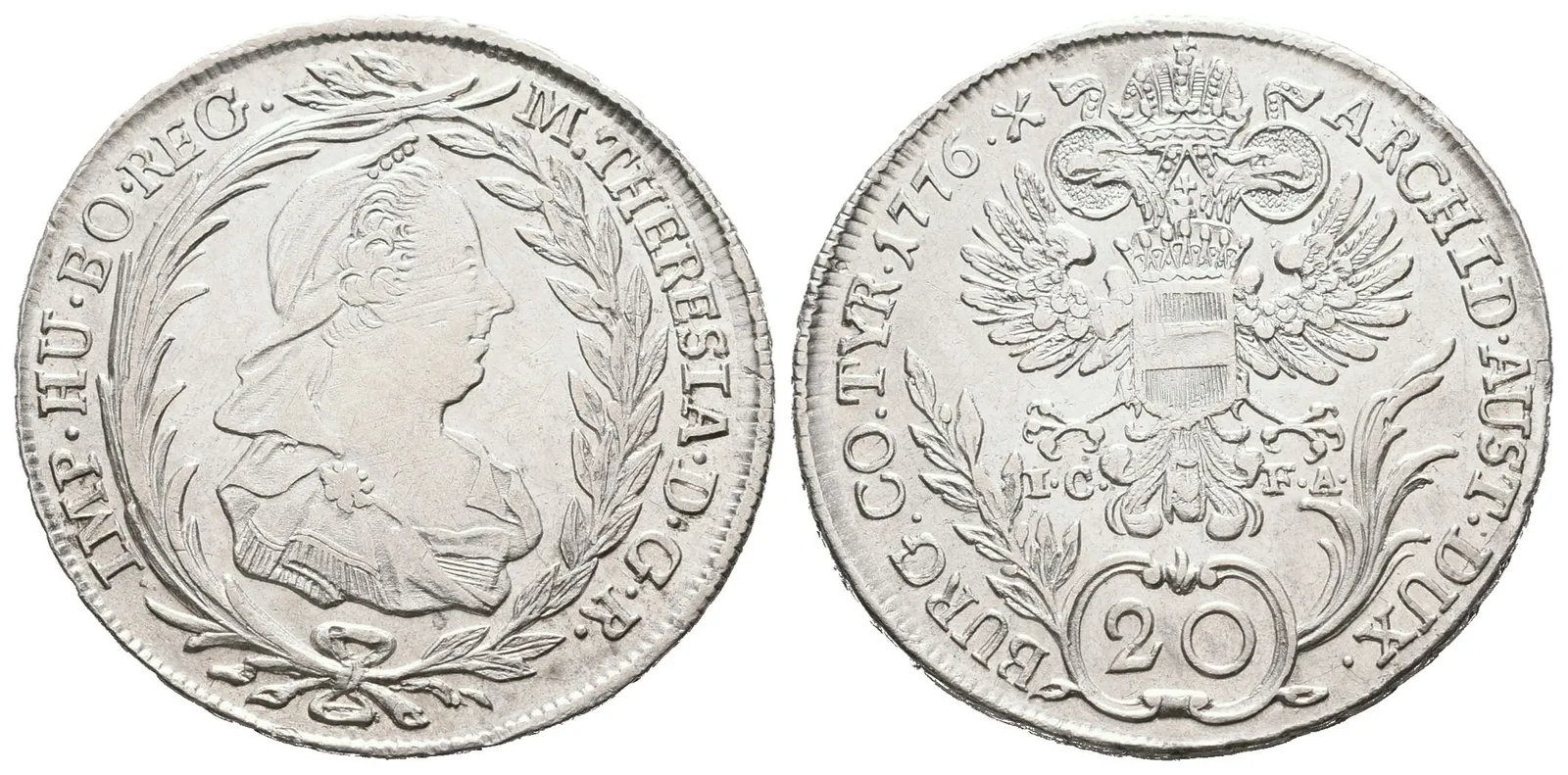 Marie Terezie, 20 Krejcar 1776, Vídeň