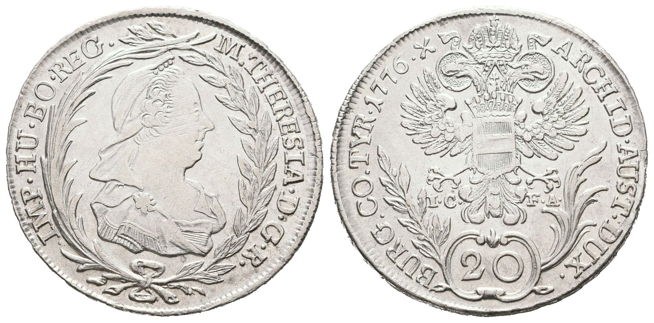 Marie Terezie, 20 Krejcar 1776, Vídeň