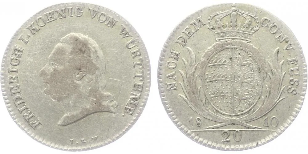 Württemberg, Friedrich II., 1797 - 1816 — 1