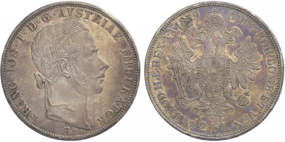 Rakouská a spolková měna, 1857 - 1892 — 1