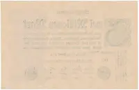 Německo, 2 Millionen Mark 1923, Ro.103a - fotografie 2