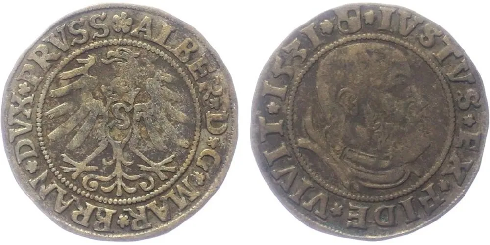 Prusko, Albrecht von Brandenburg, 1525 - 1568 — 1
