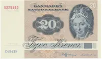 Dánsko, 20 Kroner 1984, P.49e