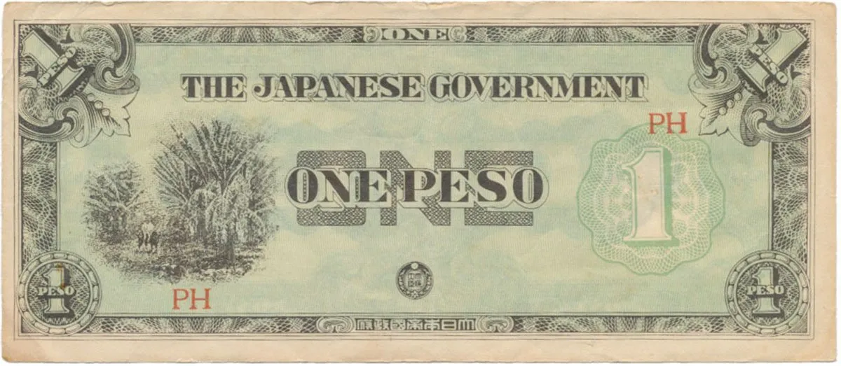 Filipíny - japonská okupace, 1 Peso (1942), P.106b
