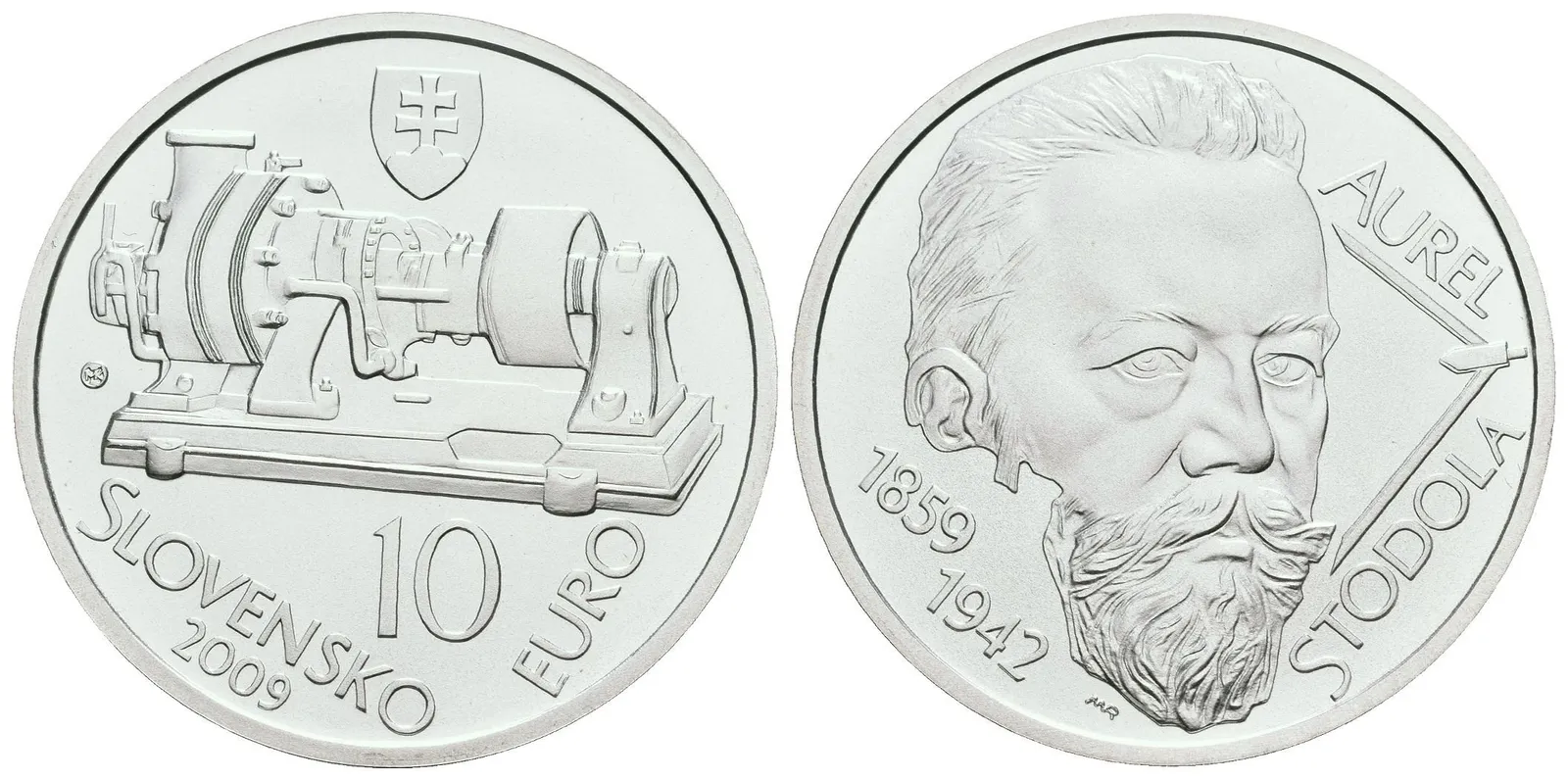 10 Euro 2009 - Aurel Stodola, kapsle — 1