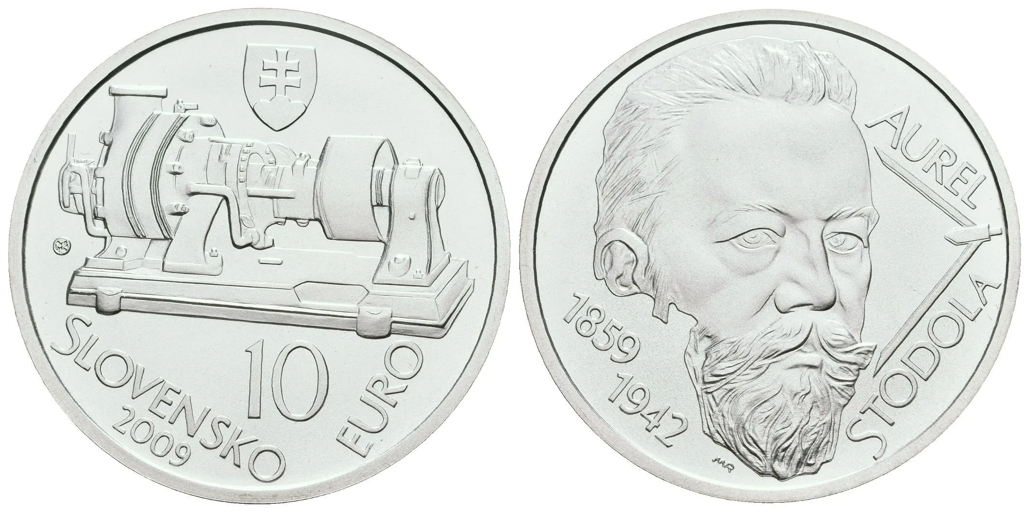 10 Euro 2009 - Aurel Stodola, kapsle — 1