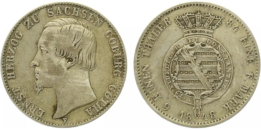 Sasko - Coburg - Gotha, Ernst II., 1844 - 1893 — 1