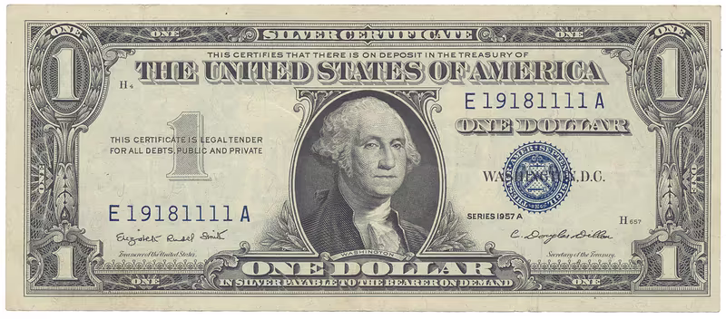 USA, 1 Dollar 1957A, Pick.419a