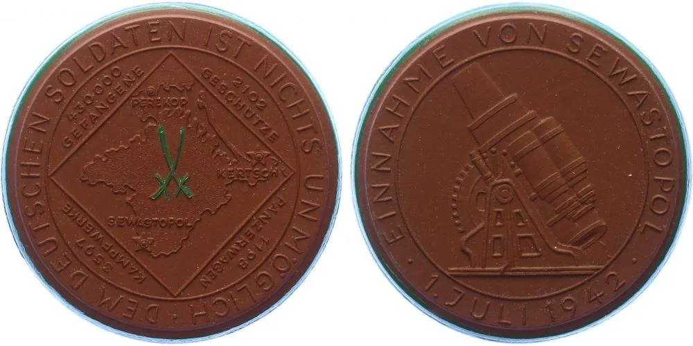 Německo, pamětní porcelánové medaile — 1