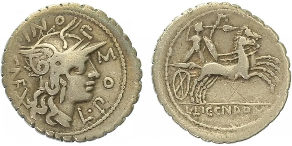 L. Licinius Crassus, Cn. Domitius Ahenobarbus, M. Aurelius Scaurus, L. Cosconius, — 1