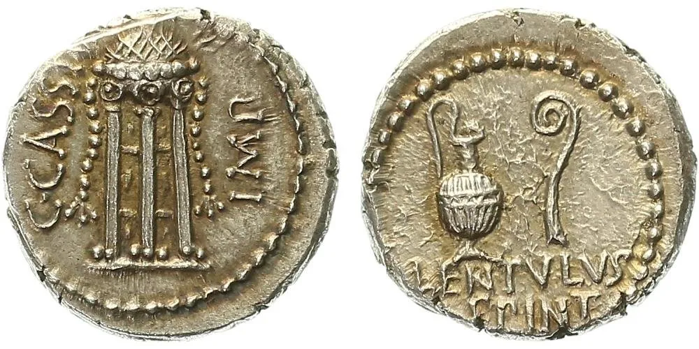 C. Cassius Longinus P. Cornelius Lentulus Spinther, 43 - 42 př. Kr. — 1