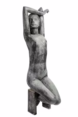 Jiří Kryštůfek: Jiří Kryštůfek (1932 - 2016) - Ráno (velká exteriérová bronzová plastika)