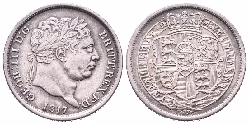 Velká Británie, Shilling 1817