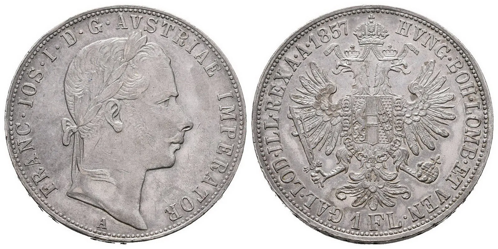 Rakouská a spolková měna, 1857 - 1892 — 1