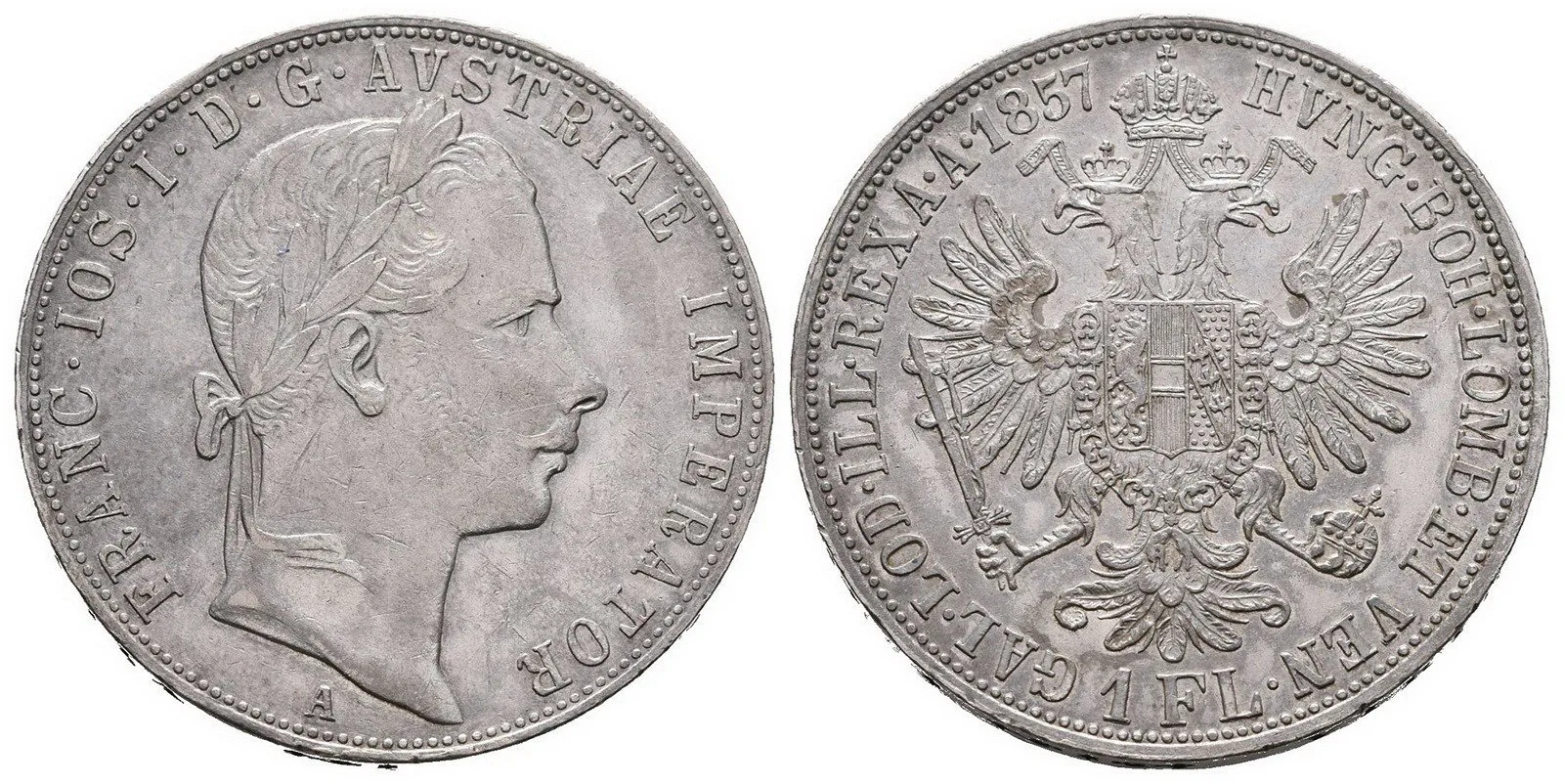 Rakouská a spolková měna, 1857 - 1892 — 1