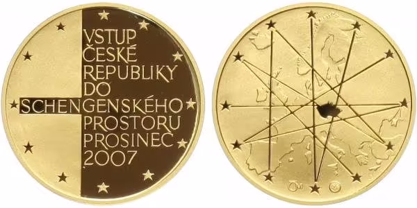 Medaile 2007 - Vstup do schengenského prostoru