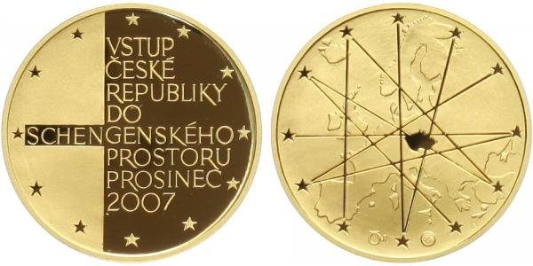 Medaile 2007 - Vstup do schengenského prostoru