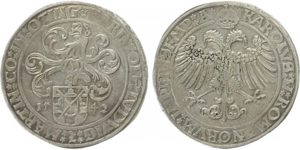Öttingen, Karl Wolfgang, Ludwig XV. a Martin, 1534 - 1546 — 1